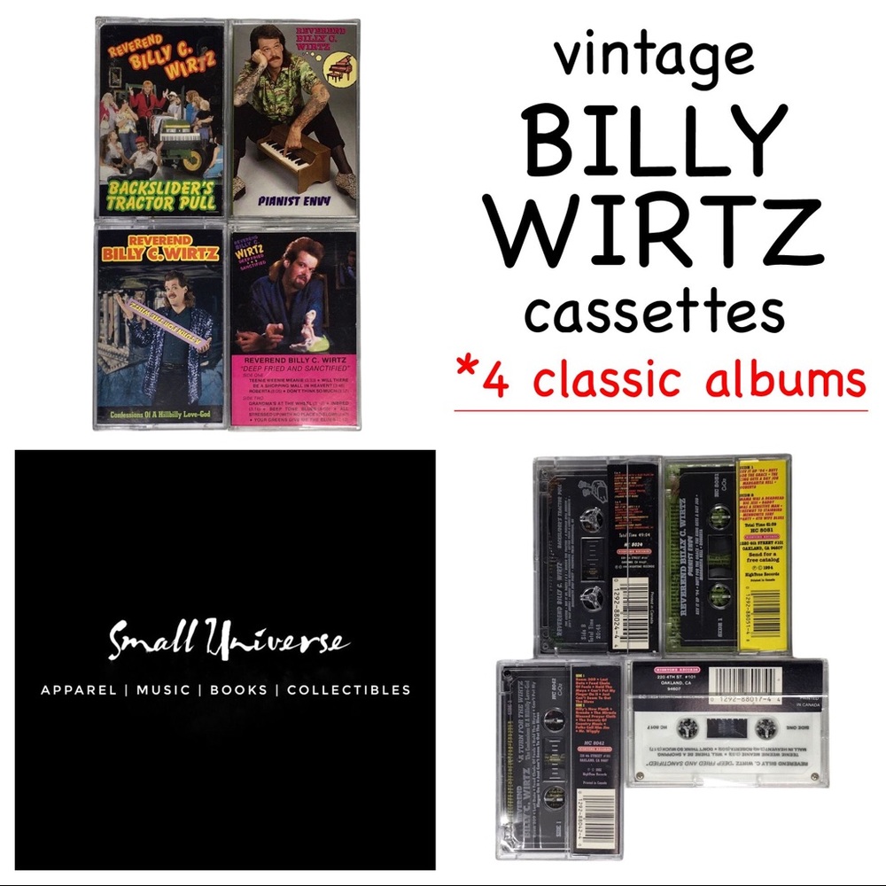 BILLY WIRTZ comedy tapes (VTG)